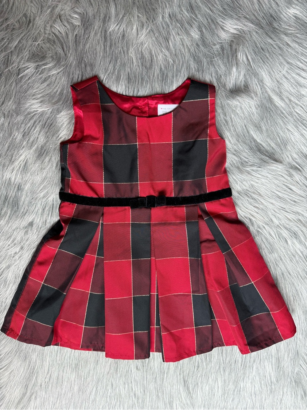 18-24 Month Red Plaid Dress